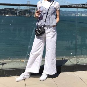 White denim Culottes!